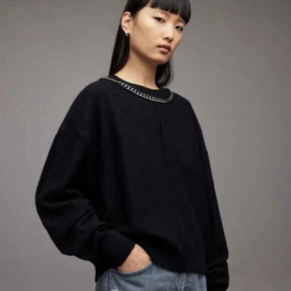 All Saints Chain Jumper Sweater - new with tags - Picture 1 of 6